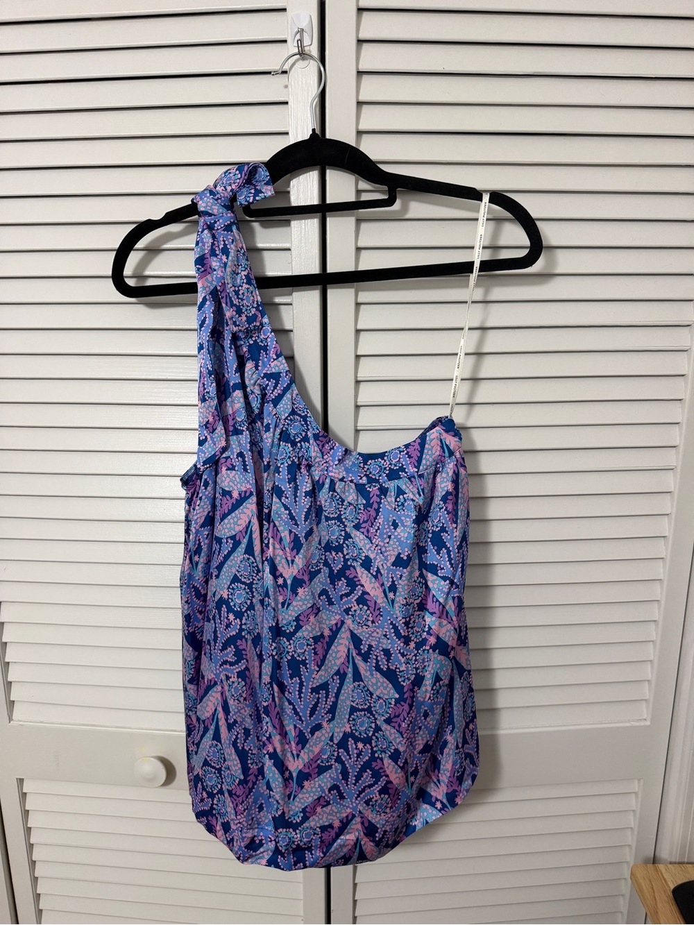 NWT Lilly Pulitzer Bexler One-Shoulder Top Size 14